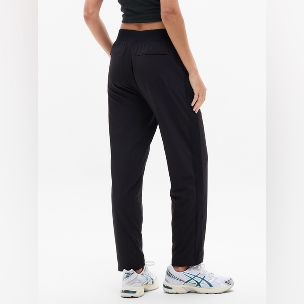 Athleta Brooklyn Lined Mid Rise Pant, Black, Size 8 - Picture 2 of 6